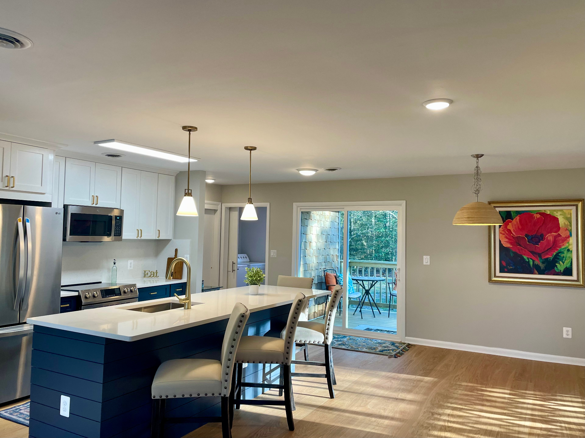 Completed renovation with an opened floor plan in Captain's Cove, Greenbackville VA